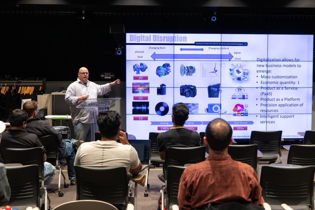 Purdue faculty researchers speaking at the symposium